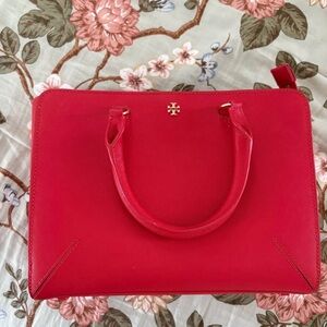Tory Burch Cherry Red Tote